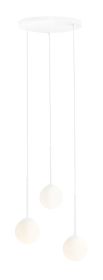 Lampa Wisząca Bosso 3 Ring White 1087E_R Aldex