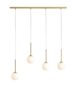Lampa Wisząca Bosso 4 Brass 1087L40 Aldex