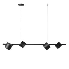 Lampa Wisząca Bot 4 Black 1047L Aldex