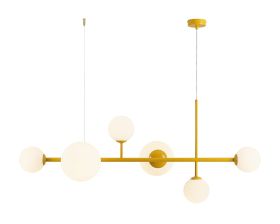 Lampa Wisząca Dione 6 Mustard 1092K14 Aldex