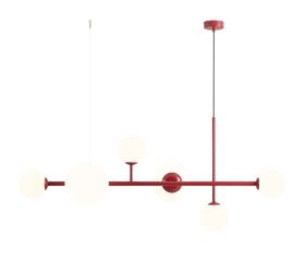 Lampa Wisząca Dione 6 Red Wine 1092K15 Aldex