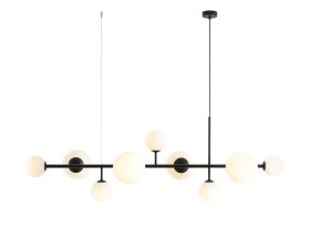 Lampa Wisząca Dione 9 Black 1092N1 Aldex