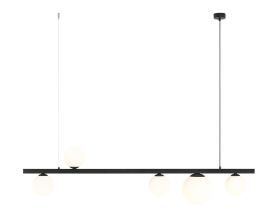 Lampa Wisząca Garda 5 Black 1099F1 Aldex