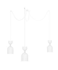 Lampa Wisząca Supuru 3 Biały SUM311P2 Ummo