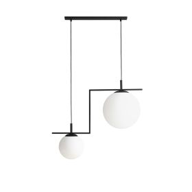 Lampa Wisząca Zac 2 Black Matte 1038H1_2 Aldex