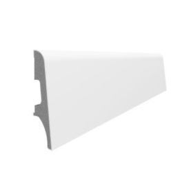 Listwa Przypodłogowa PCV Espumo ESP101 Biały 65x16x2400 mm Vox