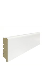 Listwa Przypodłogowa Plus R5 Biały 244x8 Lagrus