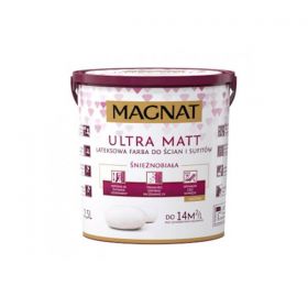 Farba Lateksowa Magnat Ultra Matt Śnieżnobiała 2,5L