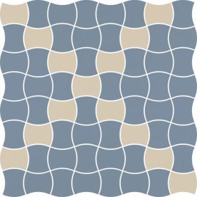 Mozaika Modernizm Blue Mix 30,86x30,86 Paradyż