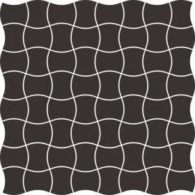 Mozaika Modernizm Nero 30,86x30,86 Paradyż