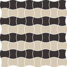 Mozaika Modernizm Nero Mix B 30,86x30,86 Paradyż