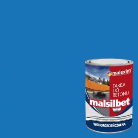 Farba AkrylowoSilikonowa Malsilbet Niebieski 1L Malexim