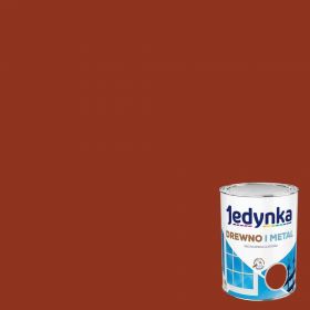 Farba Drewno I Metal Orzech Średni 0,9L Jedynka