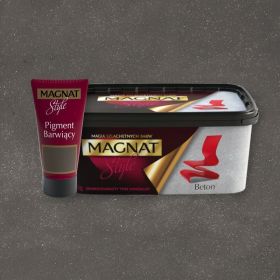 Tynk Dekoracyjny Beton Hematyt 3Kg + Pigment PB P16 100Ml Magnat Style
