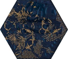 Płytka Ścienna Intense Tone Blue Inserto Heksagon B 19,8X17,1 Paradyż