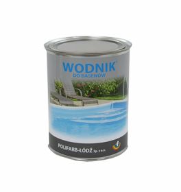 Farba Do Malowania Basenów Błękitna 0,8L Polifarb Łódź