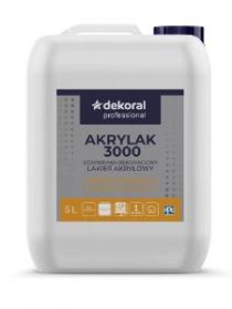 Dekoral Professional Akrylak 3000 Lakier Lamperyjny Półmat 5L Dekoral