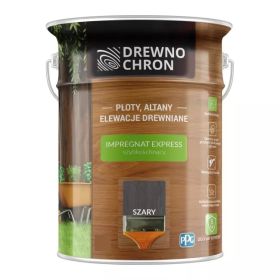 Impregnat Express Szary 4,5 l Drewnochron