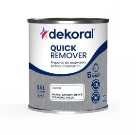 Preparat Do Usuwania Powłok Malarskich Quick Remover 0,5L Dekoral