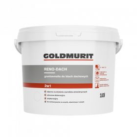 Farba Do Dachów Reno Dach Ciemna Wiśnia Ral 8012 10L Goldmurit