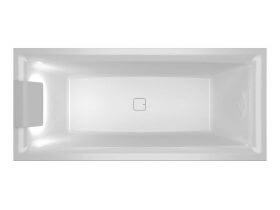 Wanna Still Square Z Obustronnym Oświetleniem i Zagłówkiem plus Nogi 170x75 Riho