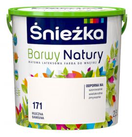 Farba Lateksowa Barwy Natury Mleczna Bawełna 2.5L 171 Śnieżka