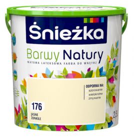 Farba Lateksowa Barwy Natury Jasne Żonkile 2.5L 176 Śnieżka