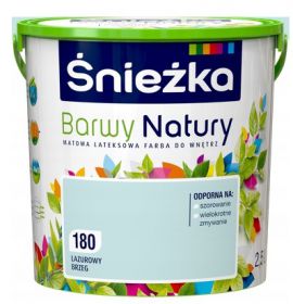 Farba Lateksowa Barwy Natury Lazurowy Brzeg 2.5L 180 Śnieżka