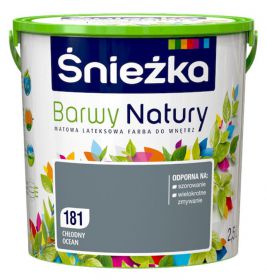 Farba Lateksowa Barwy Natury Chłodny Ocean 2.5L 181 Śnieżka