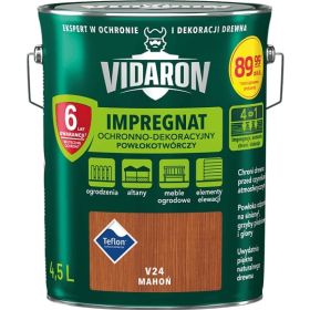 Impregnat Powłokotwórczy Vidaron 4.5L Mahoń V24 Vidaron