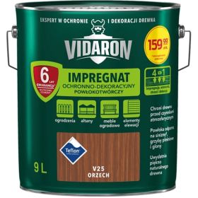 Impregnat Powłokotwórczy Vidaron 9L Orzech V25 Vidaron