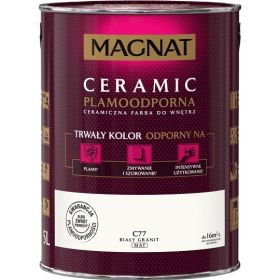 Farba Ceramiczna Magnat Ceramic C77 Biały Granit 5L Magnat
