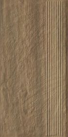 Stopnica Carrizo Wood Mat Struktura 30x60 Paradyż