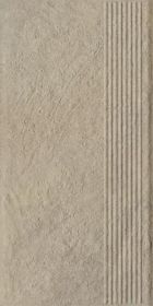 Stopnica Eremite Crema Mat Struktura 30x60 Paradyż