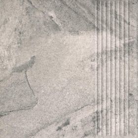 Stopnica Mattone Pietra Grafit Struktura Mat 30x30 Paradyż