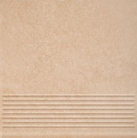 Stopnica Mattone Sabbia Beige Struktura Mat 30x30 Paradyż