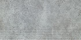 Stopnica Podłogowa Otis Grey Mat 59,8x29,8 gr.8mm Tubądzin Domino