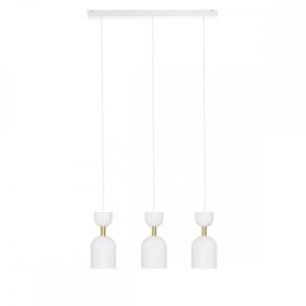Lampa Wisząca Supuru 3L ZłotoBiały SUL331P0 Ummo