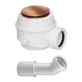 Syfon WannowoBrodzikowy Miedź Szczotkowana WB01XCPB Omnires