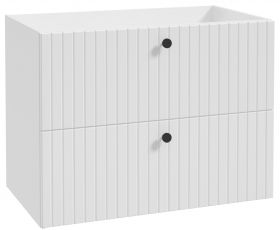 Szafka Wisząca 0D2S Rio D80 Bez Uchwytów Biały Mat 001D08007 Emporia