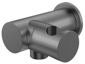 Uchwyt Słuchawkowy Z Przyłączem Wody Experience Grey QW004AEG Kohlman