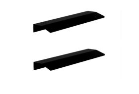 Uchwyty Do Szafki Podumywalkowej 2 szt. Czarny Mat MLEX.6303.SET.BL Excellent