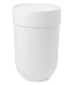 Kosz Na Śmieci Z Pokrywą Biały 023269660 Umbra