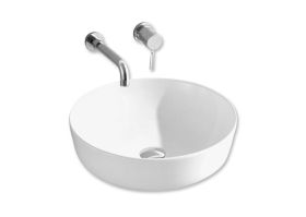 Umywalka Nablatowa Lusana 2150214214 42x42x14 Biały Bevisa