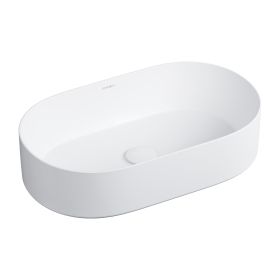 Umywalka Nablatowa Mesa Biały Mat 53x31 cm MESA530BM Omnires