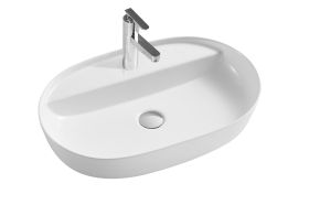 Umywalka Nablatowa Mili 03 81,5x41x13,5 Biała Lt2203P Emporia