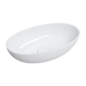 Umywalka Nablatowa Shell Biały 60x35 SHELLUNBP Omnires