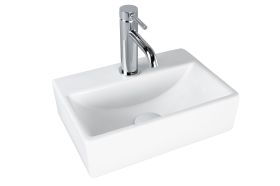 Umywalka Nablatowa Tirano 2750223726 37x25,5x10,5 Biały Bevisa