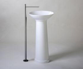 Umywalka Wolnostojąca Vision Edge Biały Połysk/Sahara Brown Mat/Black Mat UWVE/UWSWP/UWZRM/UWLRM Ravon