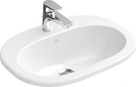 Umywalka Wpuszczana w Blat 56x40,5 cm O.Novo 41615601 Villeroy & Boch
